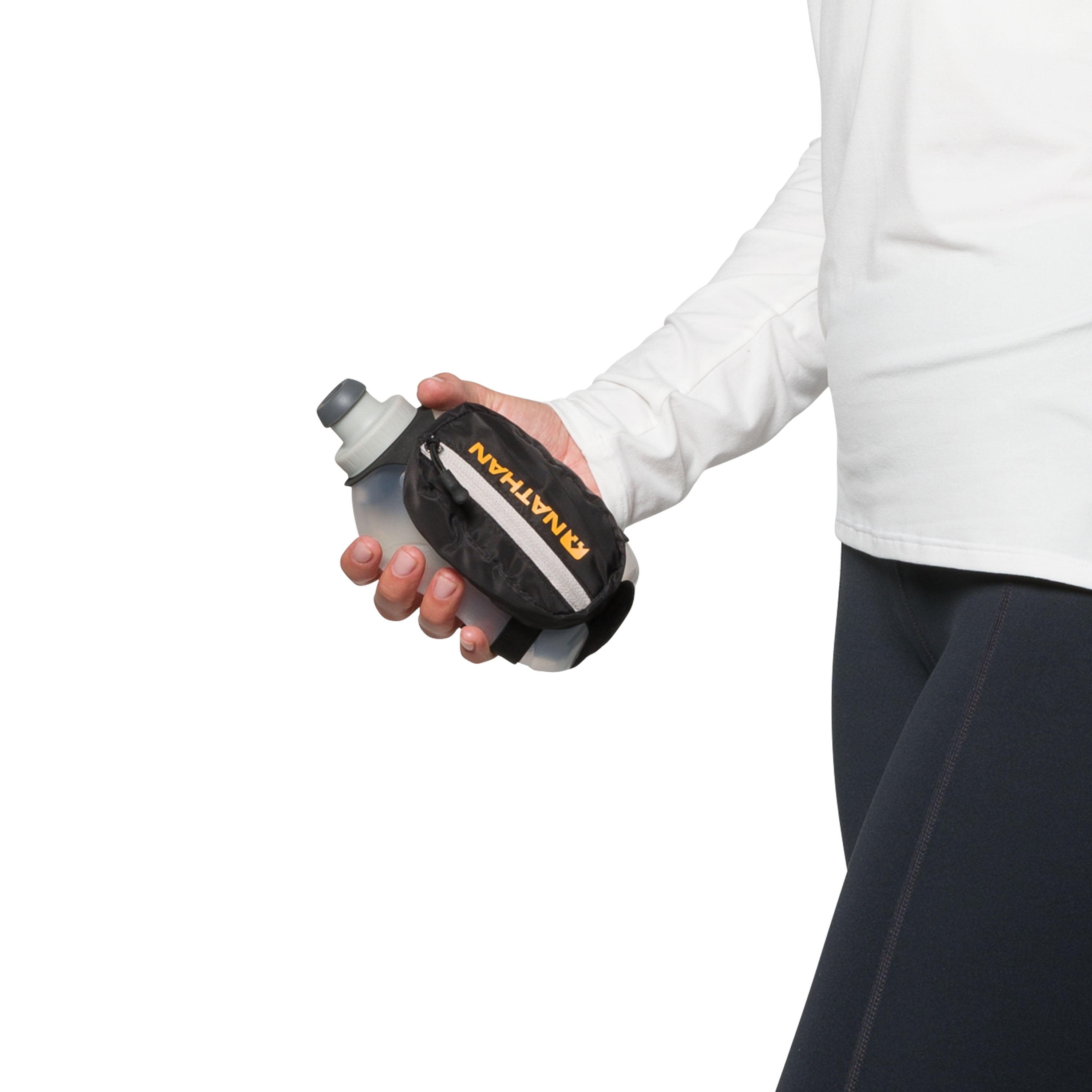 12oz Running Bottle Holder, Black/Marigold , 1 Pack - Image 6