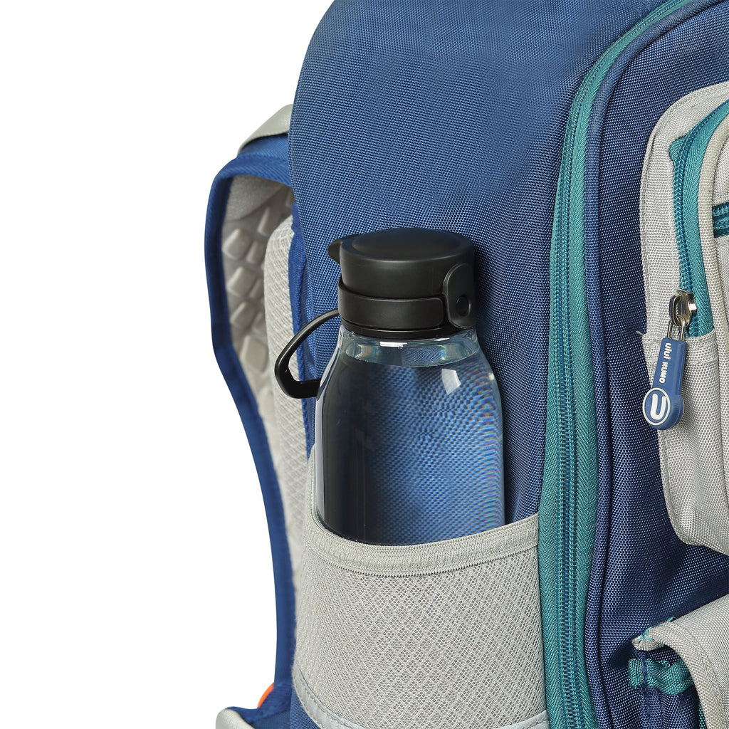 Kids Water Bottle, 16oz Plastic Bottle with Flip Top Chug Lid, BPA-Free, Blue - Image 3