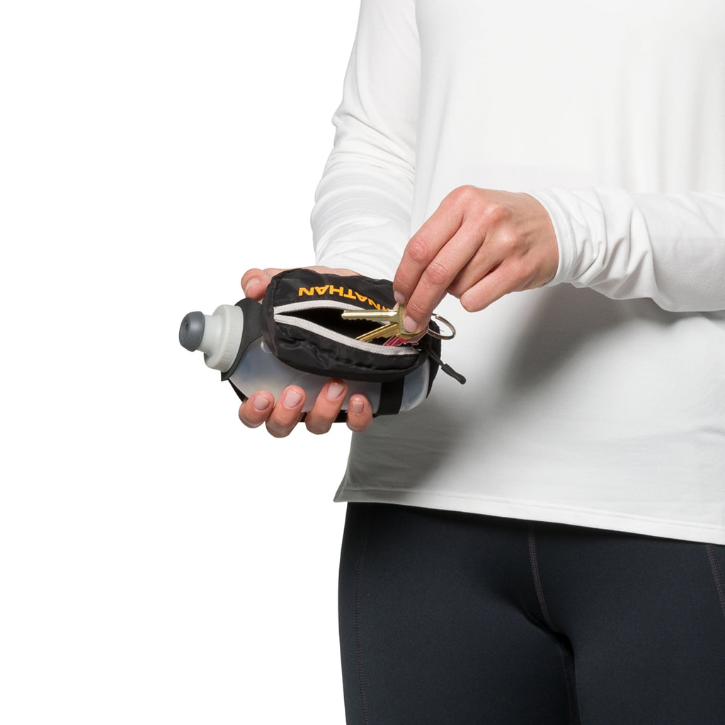 12oz Running Bottle Holder, Black/Marigold , 1 Pack - Image 3