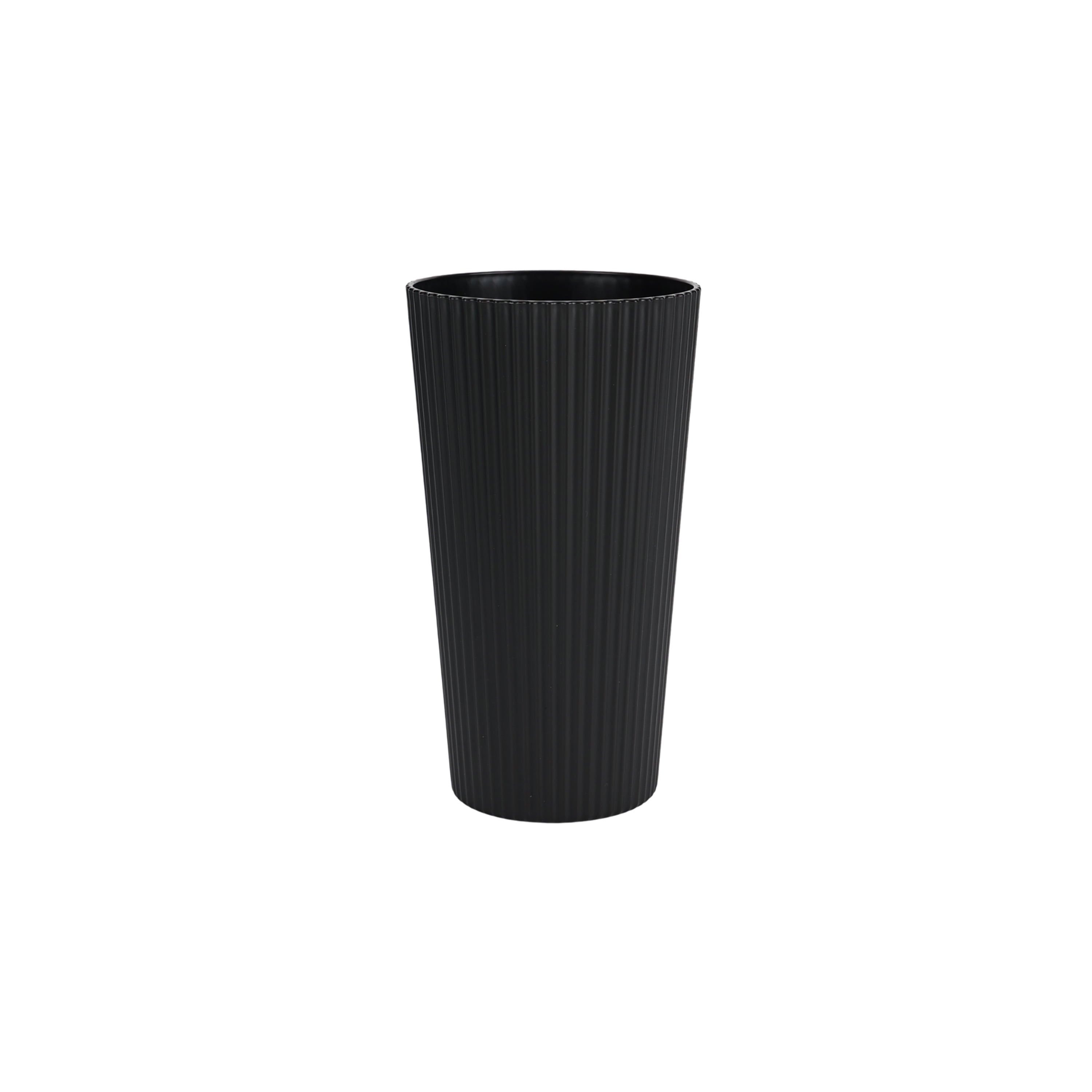 (3 pack) - Black Eco-Friendly Recycled Plastic Beverage Tumbler, 26-Ounce - Image 2
