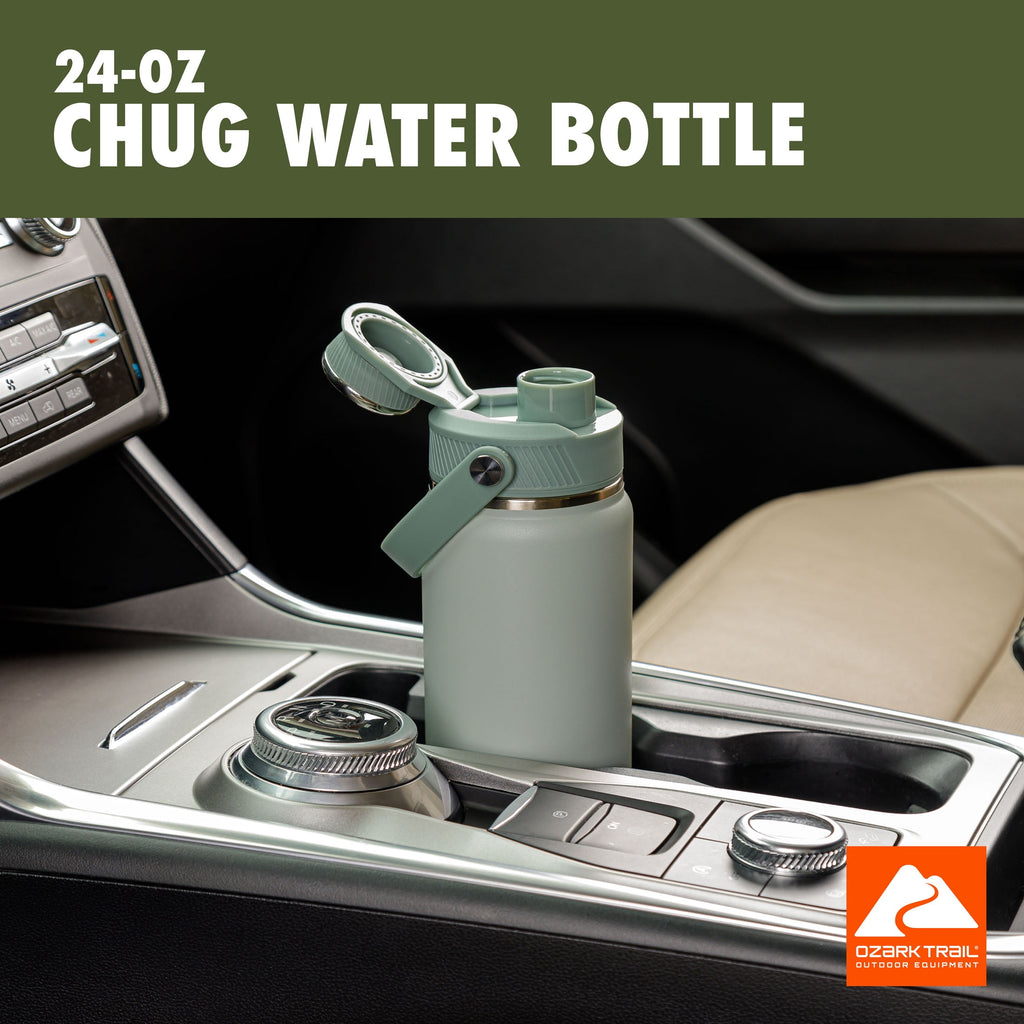 24 oz Stainless Steel Insulated Chug Water Bottle, Sage Green - Image 5