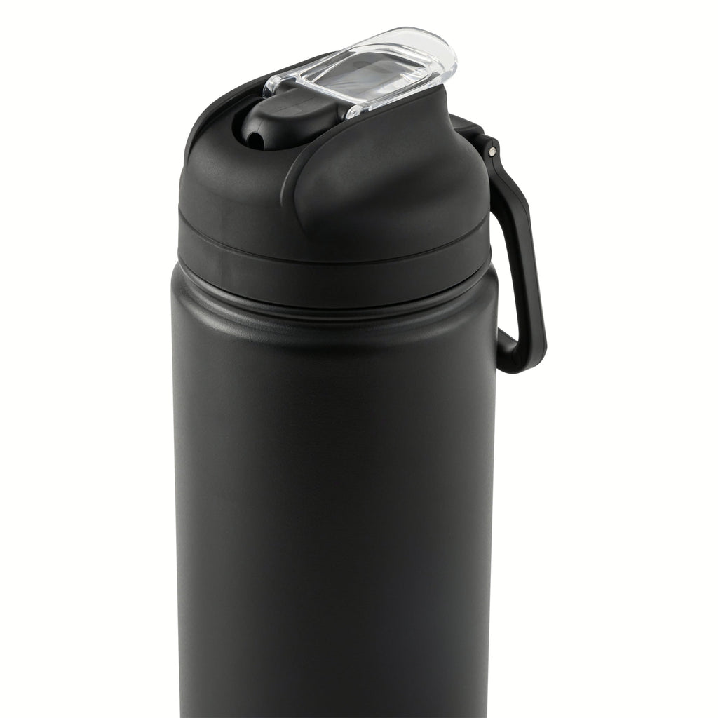 24 oz Stainless Steel Sip Water Bottle, Black - Image 5