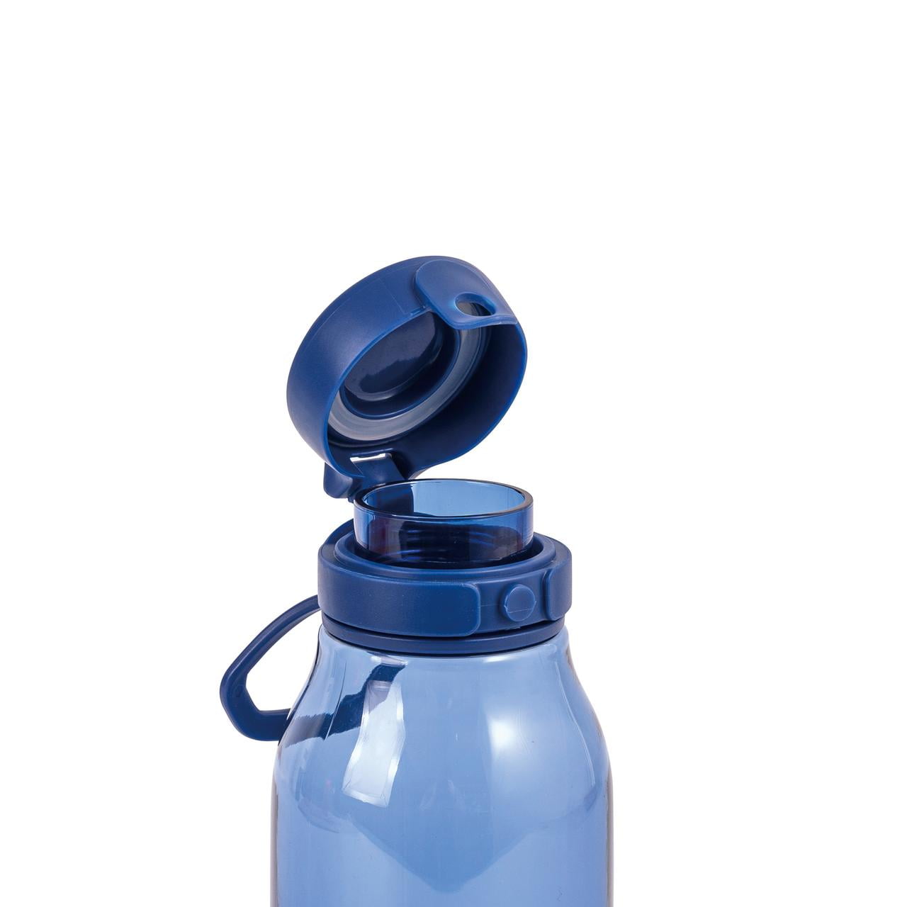 Kids Water Bottle, 16oz Plastic Bottle with Flip Top Chug Lid, BPA-Free, Blue - Image 2