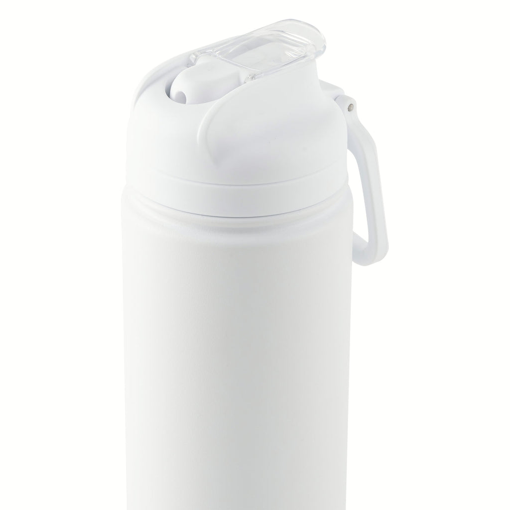 24 oz Stainless Steel Sip Water Bottle, White - Image 5