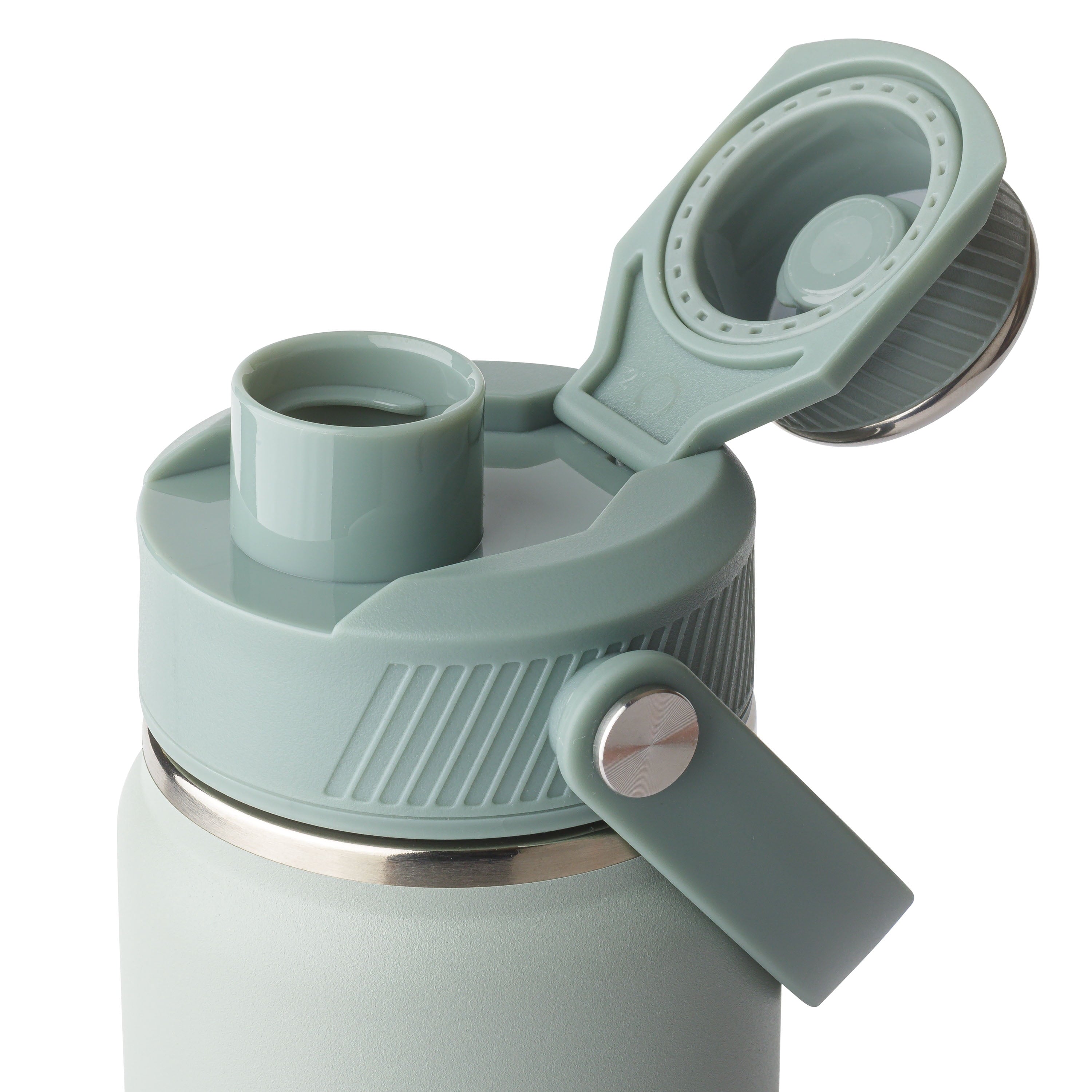 24 oz Stainless Steel Insulated Chug Water Bottle, Sage Green - Image 6